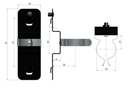 Spring-clamp tool hook ZW-480100