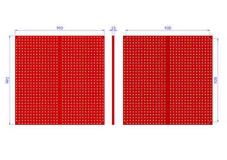 Płyta / tablica perforowana N-4-04-07