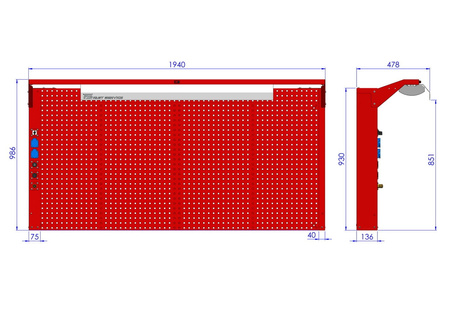 Tablica narzędziowa N196-01-02
