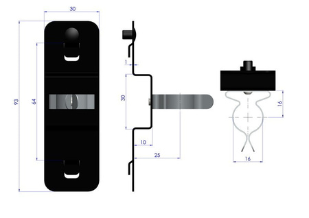 Spring-clamp tool hook ZW-480062