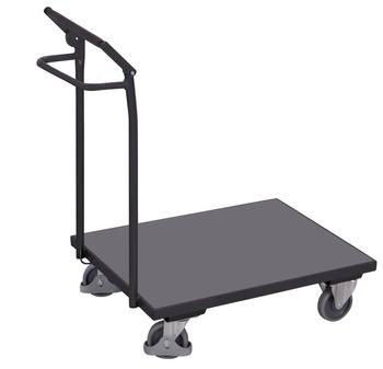 Wózek systemowy z hamulcem postojowym, RAL 7016 VARIOfit sw-600.125/AG