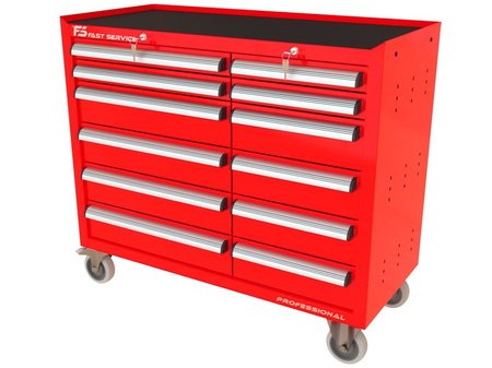 Wózek warsztatowy TRUCK z 12 szufladami PT-214-14