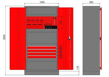 M-3-01-00 Workshop cabinet