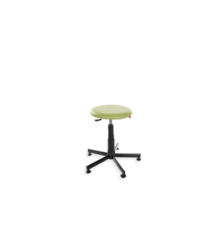Taboret BlackTab Eco — ekoskóra na stopkach