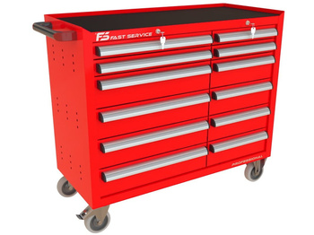 Wózek warsztatowy TRUCK z 12 szufladami PT-214-14