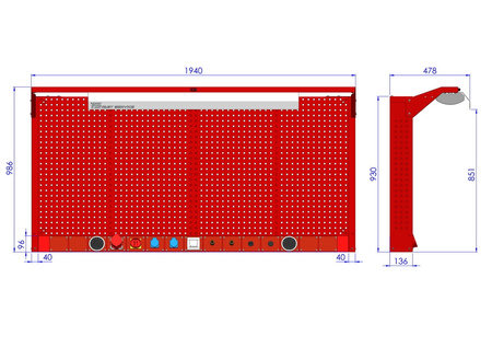 Tool panel N196-01-E