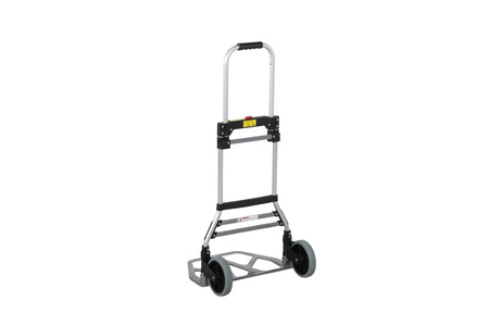 Wózek ręczny aluminiowy składany 100 kg, lekki, niebieski – H-003B-1