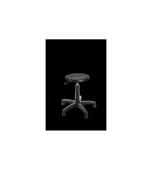 Ergo PurTab PUR industrial stool — on plastic glides