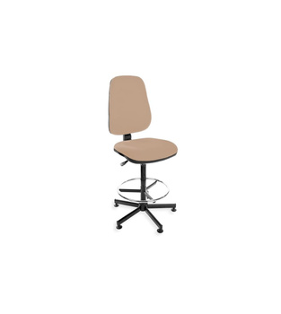 Krzesło KomfortMax H+RING z podnóżkiem — tkanina BEST na stopkach