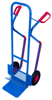 Steel wheelbarrow with folding blade VARIOfit sk-710.217