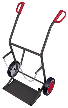 Taczka do transportu 2 butli stalowych o pojemności 20 l VARIOfit fk-1100/AG