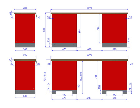 Stół warsztatowy – T-21-21-01