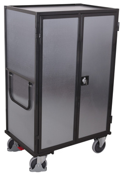 Wózek półkowy w całości spawany, RAL 7016 VARIOfit sw-700.988/AG