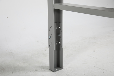 Werkbank 1600×800 mm, Eichenplatte, Tragfähigkeit 500 kg, ohne Schubladen