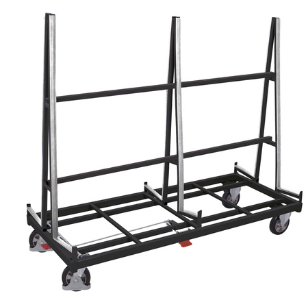 Plattenwagen, zweiseitig, RAL 7016 VARIOfit sw-2006/AG