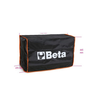 Pokrowiec nylonowy na wózek narzędziowy RSC24AXL – Beta 2400-COVER/C24SA-XL