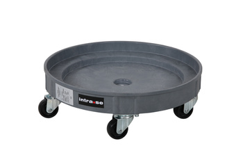 Plastic drum dolly, capacity 400 kg – SD55E