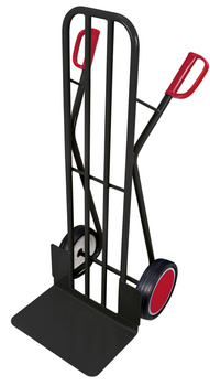 Steel wheelbarrow, large blade, RAL 7016 VARIOfit sk-710.214/AG