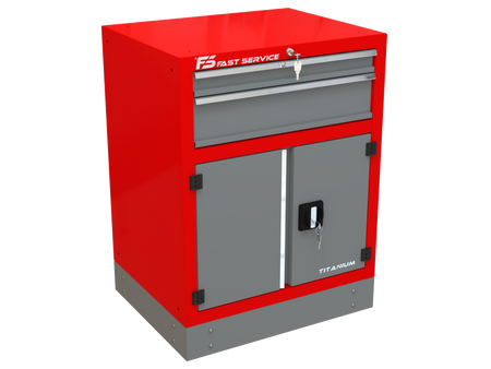 Szafka warsztatowa z 2 szufladami i drzwiami – T-31