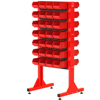 ST 70-24-P3 Stojak Narzędziowy w zestawie z listwami oraz pojemnikami