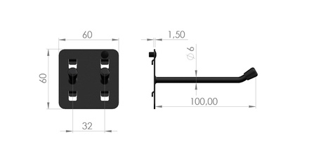 Zawieszka podwójna L-100 ZW-04