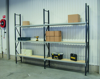 Rama boczna regału magazynowego 2000×600 mm, stalowa, ciemnoszara