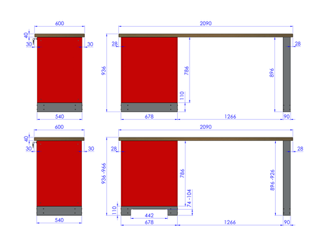 Stół warsztatowy – T-20-01