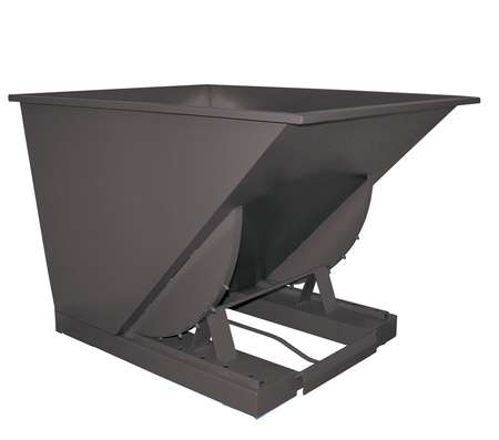 Tipping container for bulk materials, RAL 7016 VARIOfit sw-100.004/AG