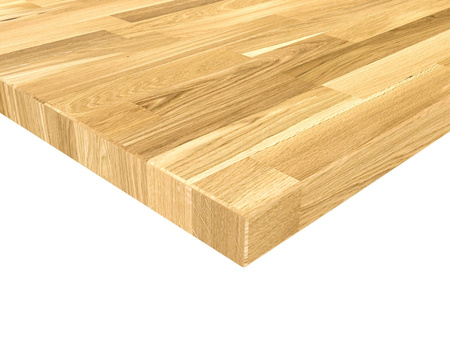 Oak block worktop 40 mm