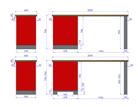 Stół warsztatowy – T-12-01