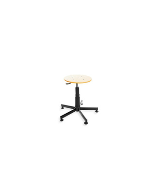 Taboret przemysłowy BlackTab 02 ze sklejki lakierowanej