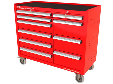 Wózek warsztatowy TRUCK z 10 szufladami PT-214-18