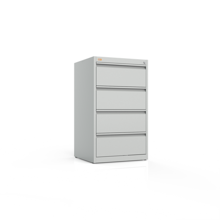 Envelope cabinet for B-5 format, four drawers