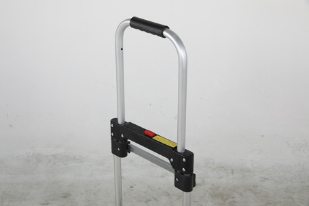 Wózek ręczny aluminiowy składany 100 kg, lekki, niebieski – H-003B-1