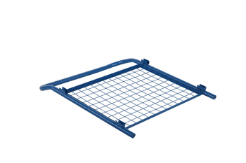 Short side rail for platform trolley 1040×710 mm, steel, blue