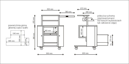 Wózek diagnostyczny P-2-05-02