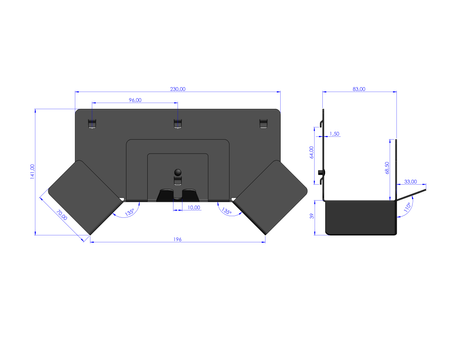 Zawieszka na przedłużacz MAXI L-120 [mm] ZWN-14
