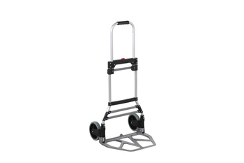 Folding aluminium hand truck 100 kg, lightweight, blue – H-003B-1
