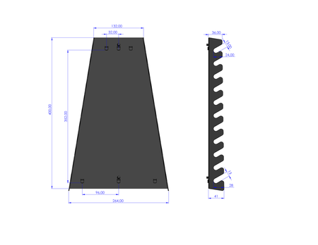 Zawieszka na kpl. kluczy szerokich 11 szt. ZW-10-02
