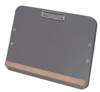 Writing board, DIN A4 format, grey VARIOfit zsw-000.003/G