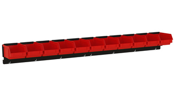 Bin rail for 11 P1 bins ZW-P1-11