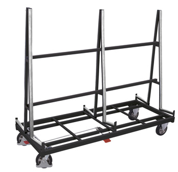 Wózek do płyt model dwustronny, RAL 7016 VARIOfit sw-2006/AG