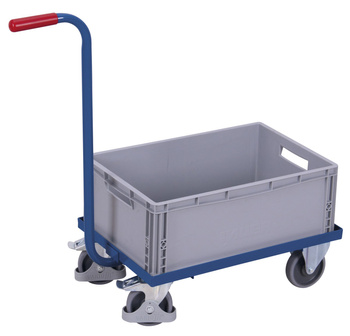 Wózek z uchwytem ze skrzynką z tworzywa sztucznego VARIOfit sw-450.806