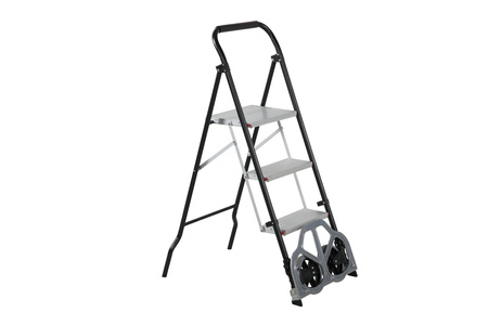 Wózek transportowy składany z drabinką 113,5 kg, rama stalowa, wysokość 1090 mm