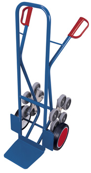 Taczka do transportu po schodach, dwa 5-ramienne wieńce kół VARIOfit sk-710.222
