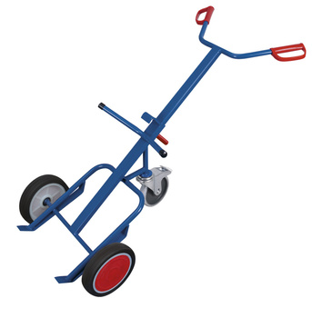 Taczka do beczek z kołem podporowym z hamulcem VARIOfit fk-1104
