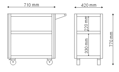 Wózek narzędziowy N-2-01-02