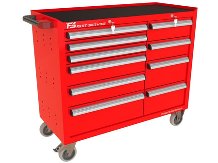 Wózek warsztatowy TRUCK z 10 szufladami PT-220-23