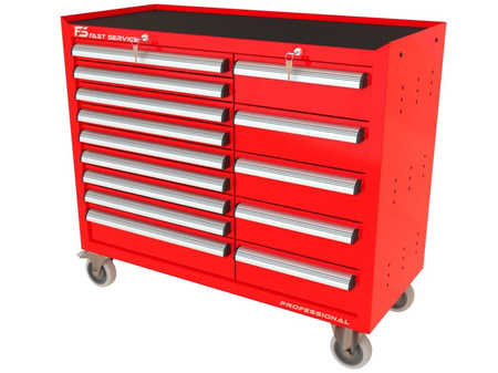 Wózek warsztatowy TRUCK z 14 szufladami PT-211-15