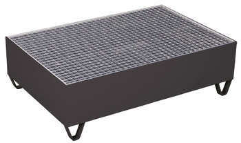 Wanna spustowa z kratą do 2 beczek 200 l VARIOfit aw-800.000/AG